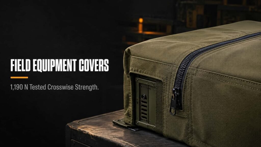 1,190 N Crosswise Strength Test | #8 Military Nylon Coil Zipper